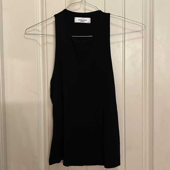 CarlyJean Los Angeles black Medium 
Eden tank shirt - Picture 1 of 3